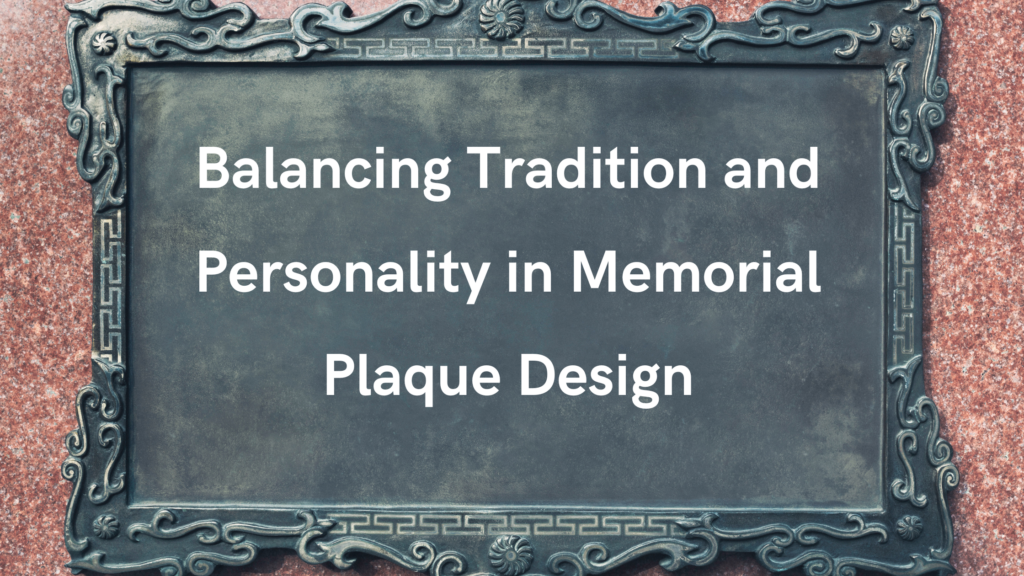 Memorial Plaque Design