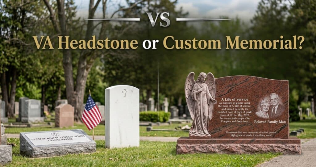 VA Headstone vs. Custom Memorial